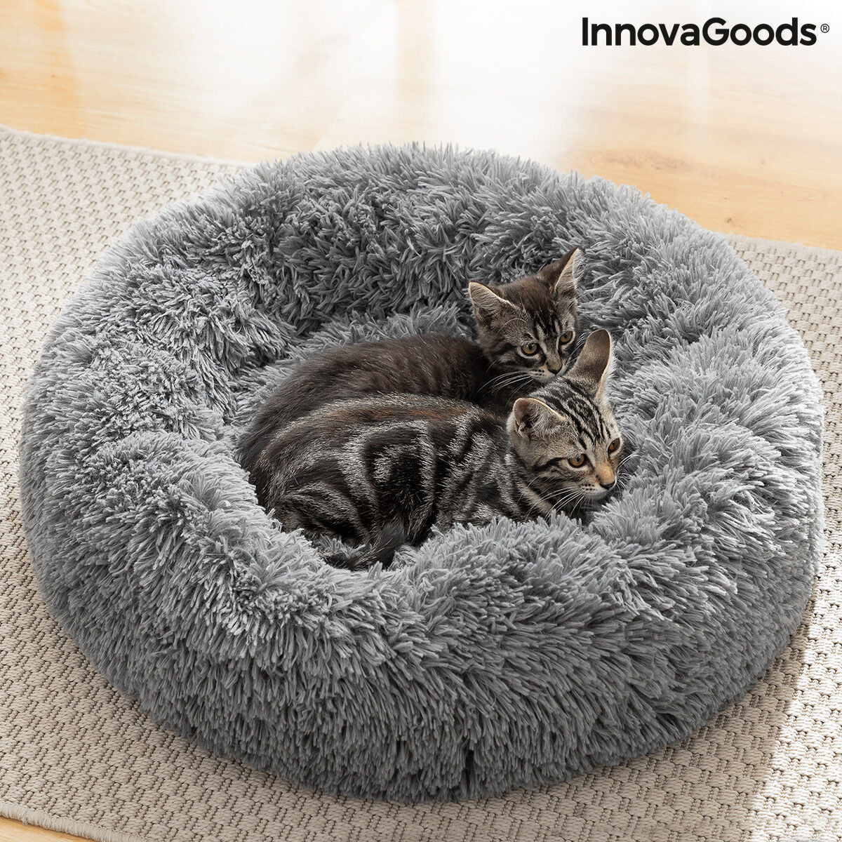 Innovagoods Lit Pour Animaux De Compagnie Antistress Bepess Innovagoods Ø 60 Cm