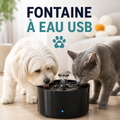 USB-Wasserbrunnen 2,2L für Katzen und Hunde - Schwarz