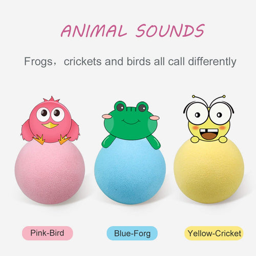 Balle interactive sonore pour chat – Jouet à l’herbe à chat, 50 mm