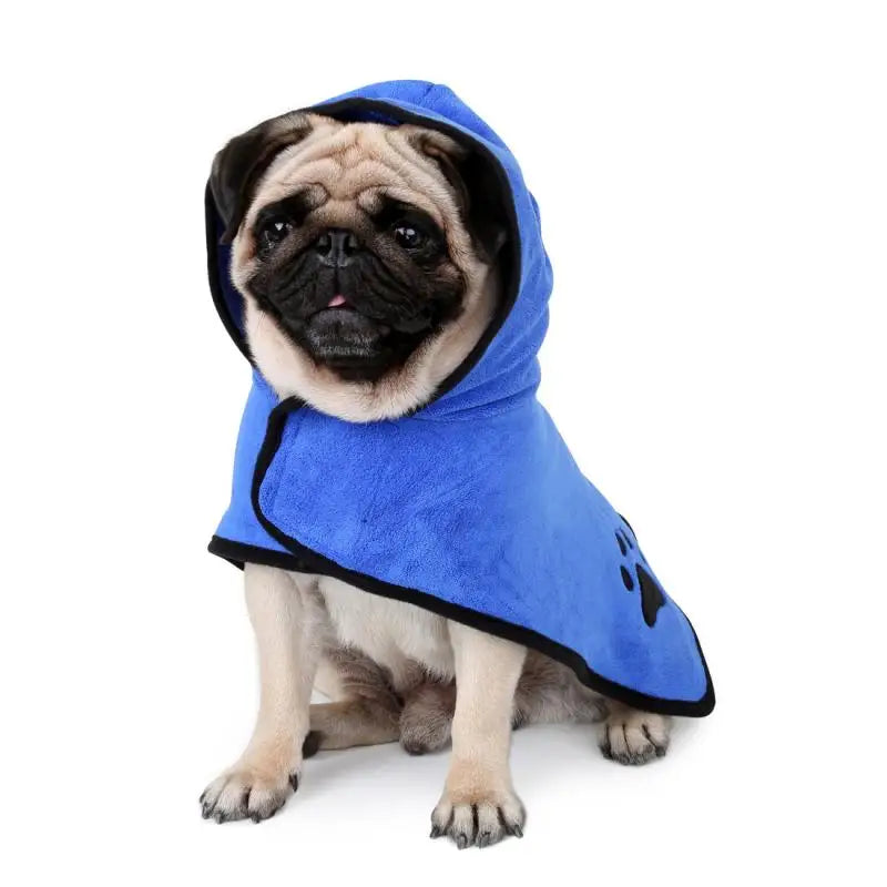 Peignoir séchant pour chien et chat – Ultra absorbant