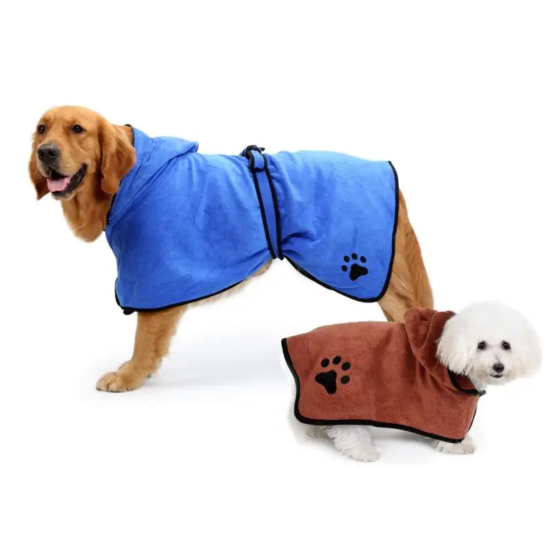 Peignoir séchant pour chien et chat – Ultra absorbant