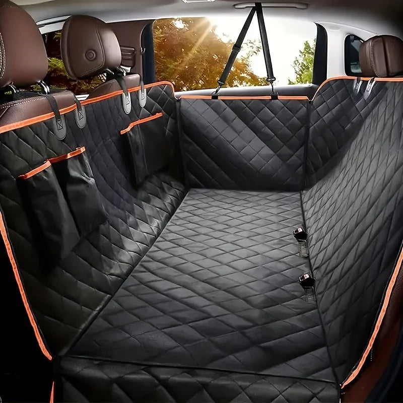Waterproof Dog Car Seat Cover Scratch-Resistant Protector Black-1